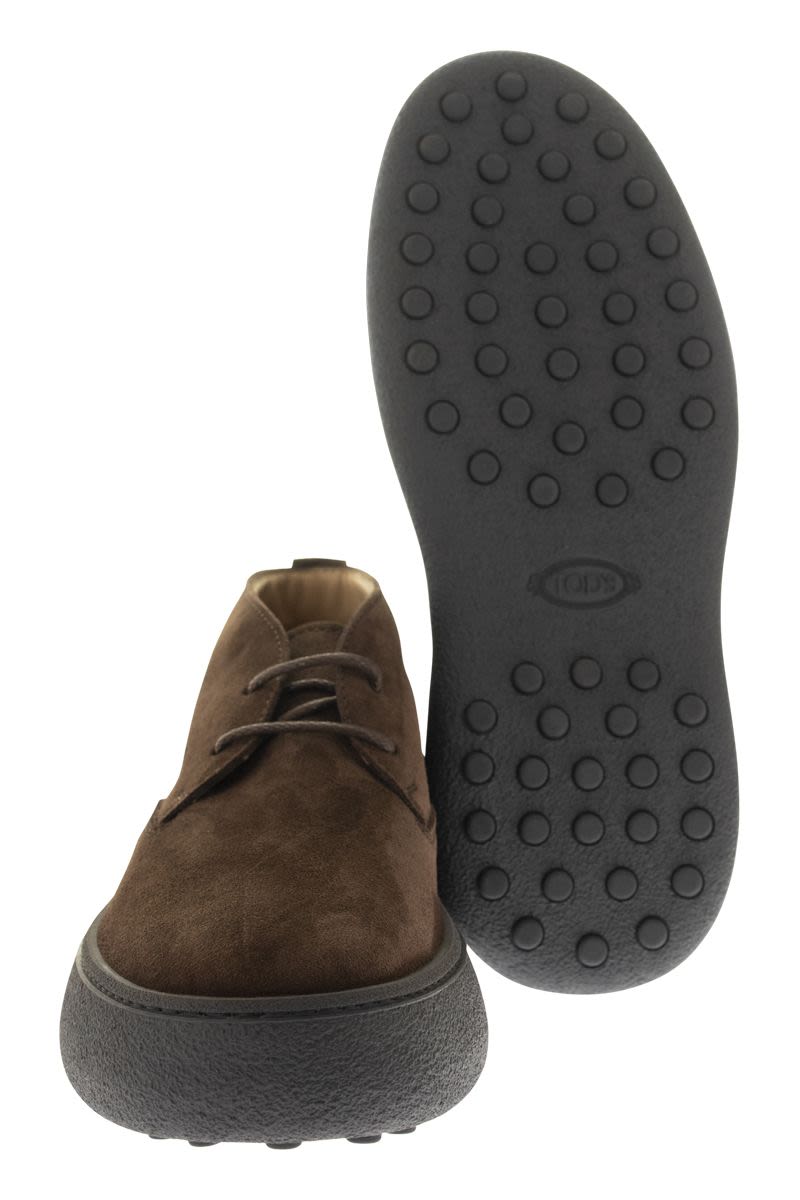 SUEDE LEATHER ANKLE BOOTS