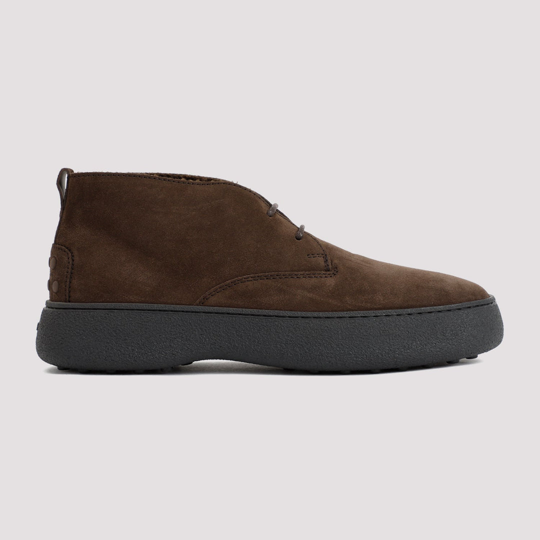 TOD`S SUEDE ANKLE BOOTS