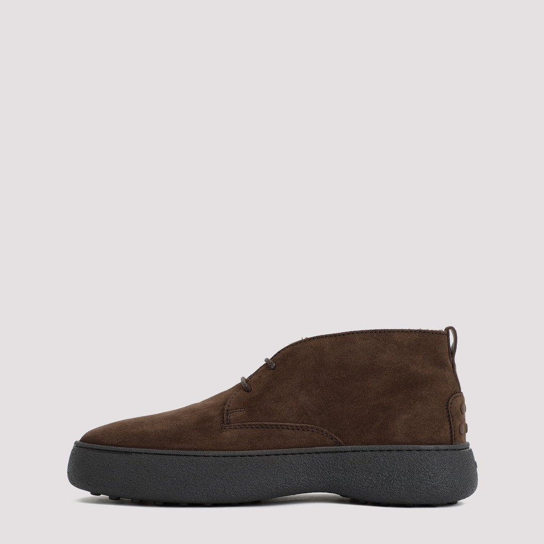 TOD`S SUEDE ANKLE BOOTS