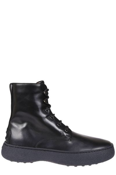 TOD'S W. G. LACE UP BOOTS