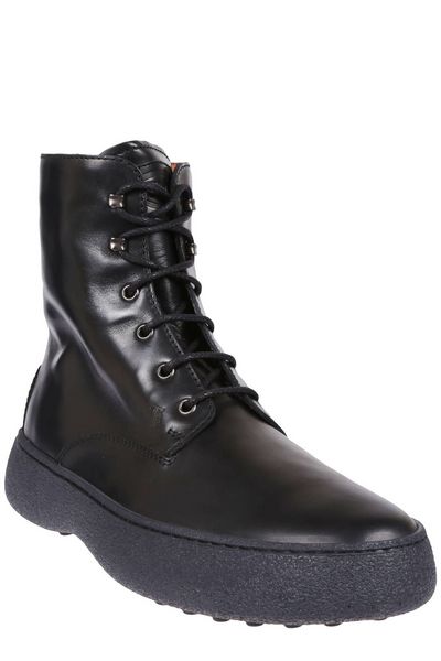 TOD'S W. G. LACE UP BOOTS