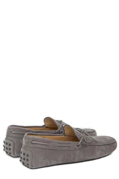 GREY GOMMINO LOAFERS