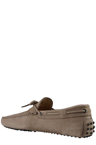 BOW DETAIL LEATHER LOAFERS