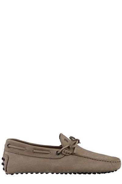 BOW DETAIL LEATHER LOAFERS
