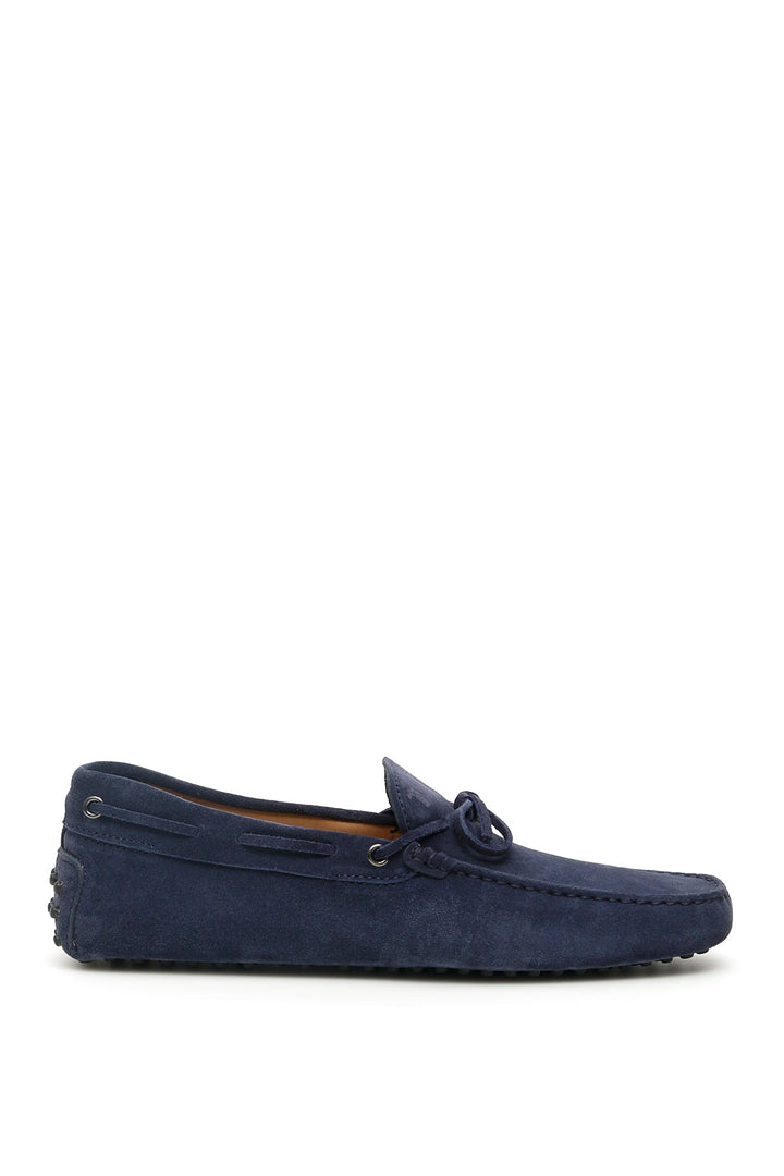 SUEDE MOCCASIN WITH GROMMETS