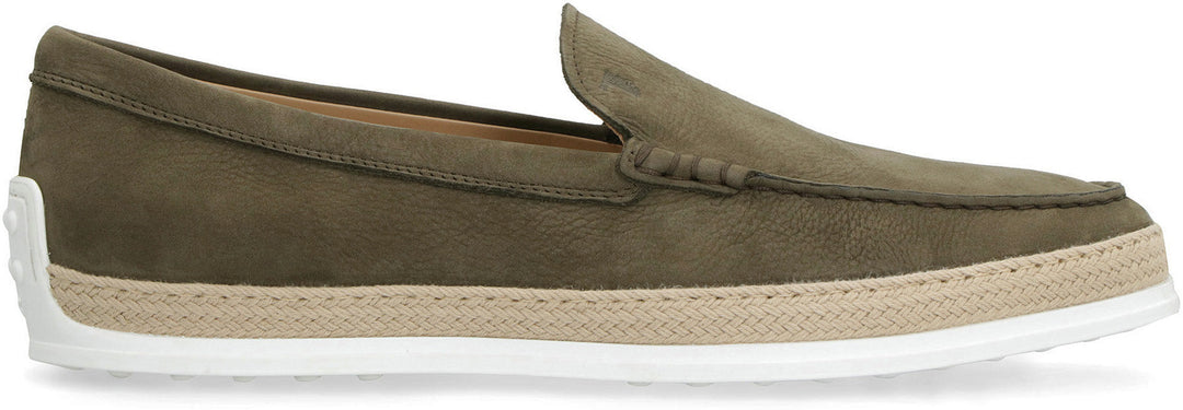 NUBUCK SLIP-ON SHOES
