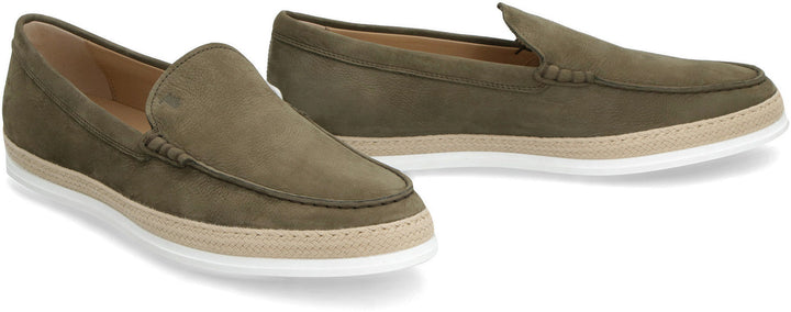 NUBUCK SLIP-ON SHOES