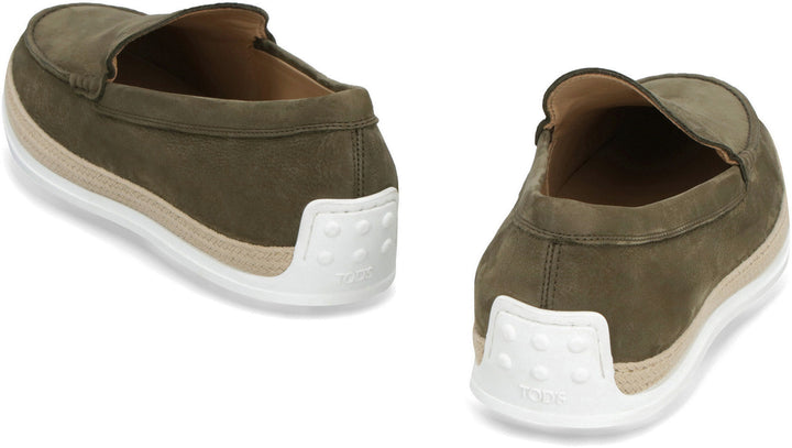 NUBUCK SLIP-ON SHOES
