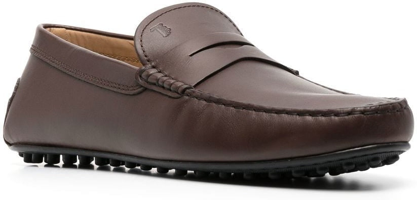TOD'S CITY LEATHER LOAFERS