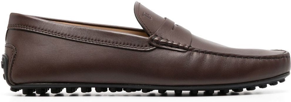 TOD'S CITY LEATHER LOAFERS