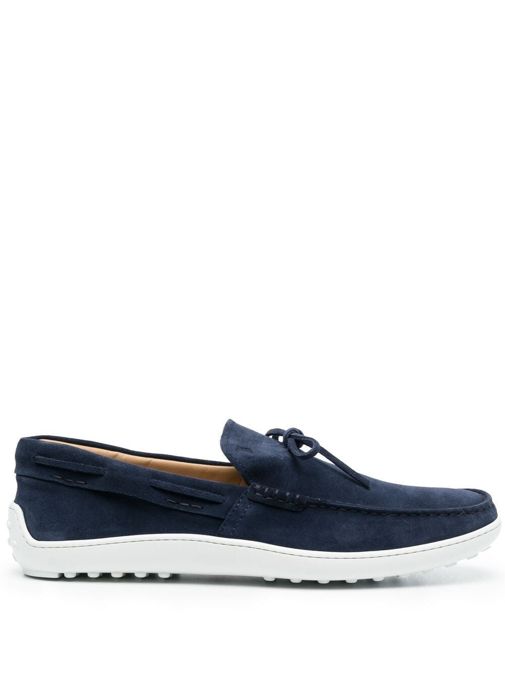 suede lace-up loafers