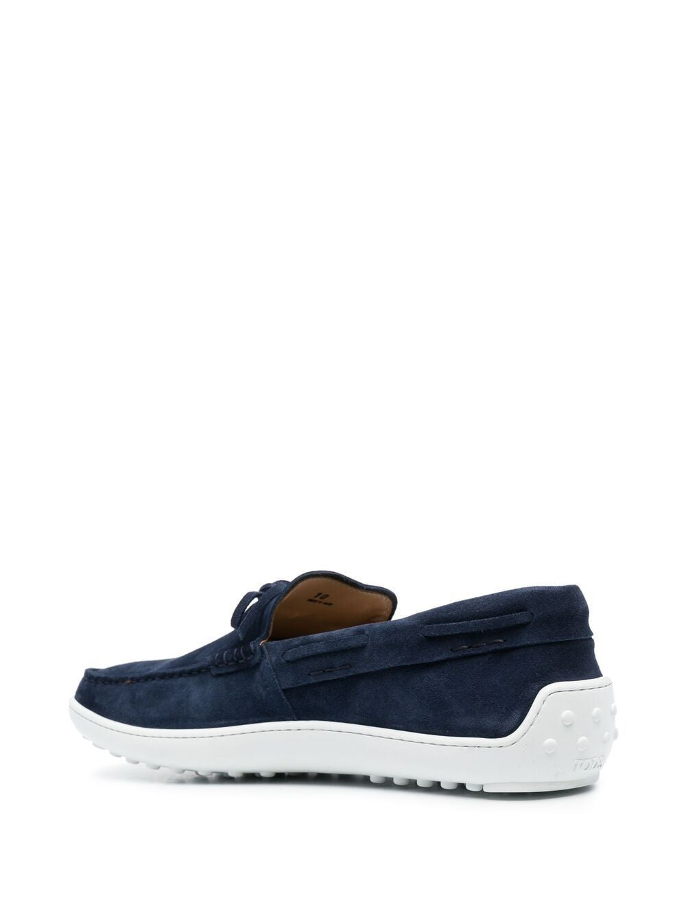 suede lace-up loafers