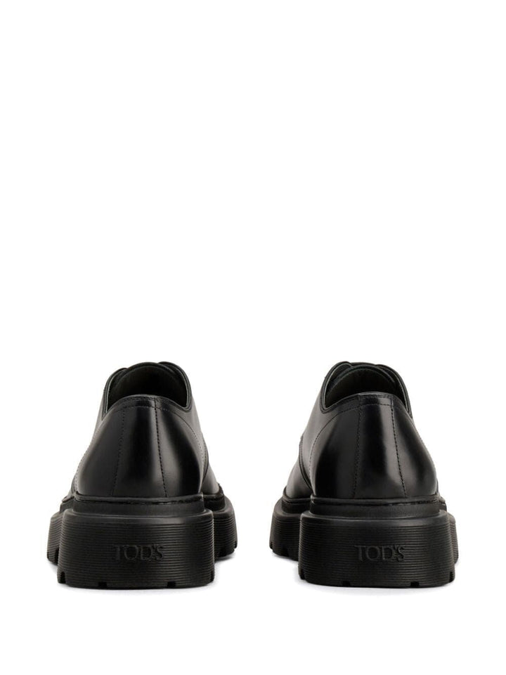 LACEUP LEATHER DERBY SHOES