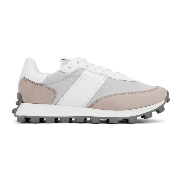 TOD`S 1T IN LEATHER AND FABRIC SNEAKERS