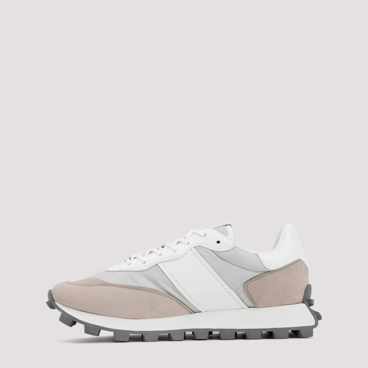 TOD`S 1T IN LEATHER AND FABRIC SNEAKERS