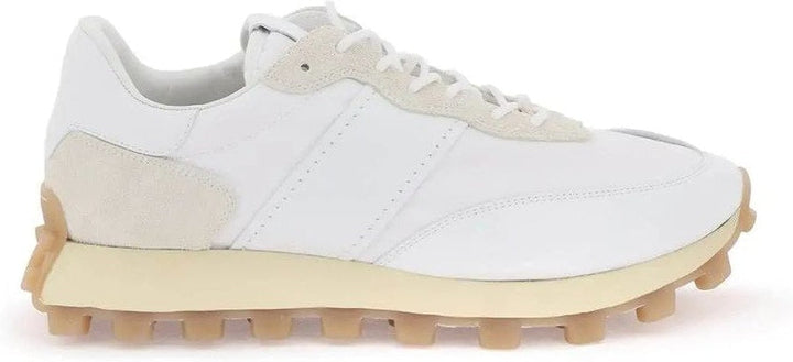 LEATHER AND FABRIC 1T SNEAKERS
