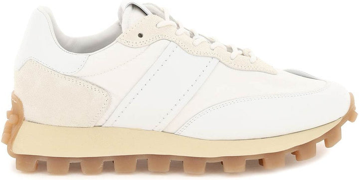 LEATHER AND FABRIC 1T SNEAKERS
