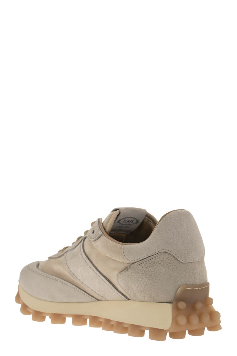 1T - NUBUCK AND LEATHER TRAINERS