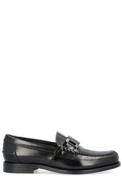 PENNY-SLOT SUEDE LOAFERS