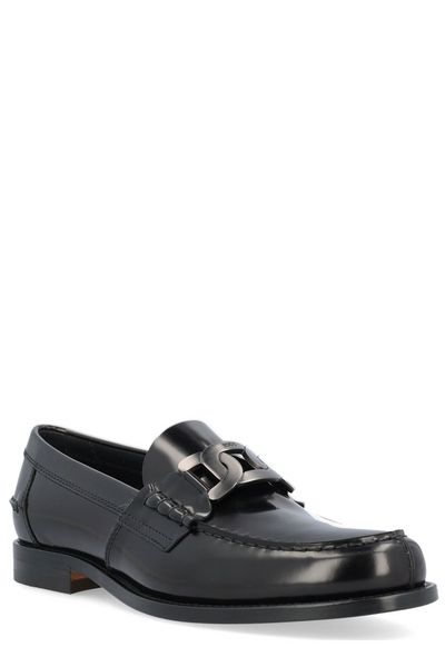 PENNY-SLOT SUEDE LOAFERS