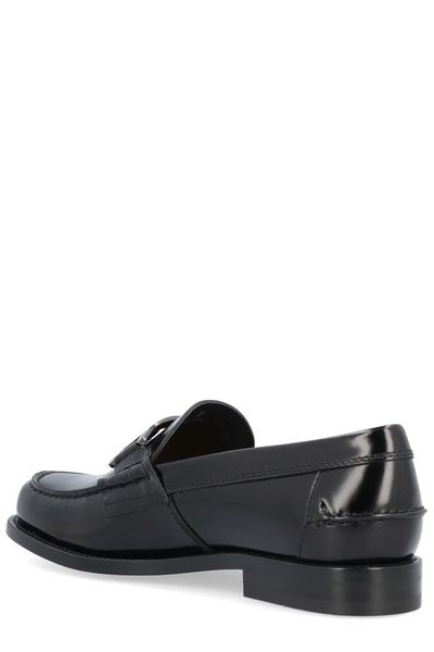 PENNY-SLOT SUEDE LOAFERS