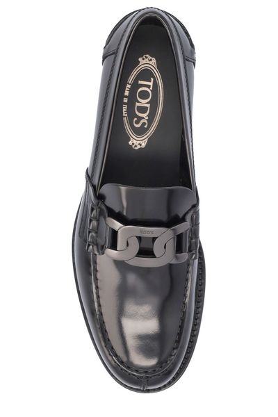 PENNY-SLOT SUEDE LOAFERS