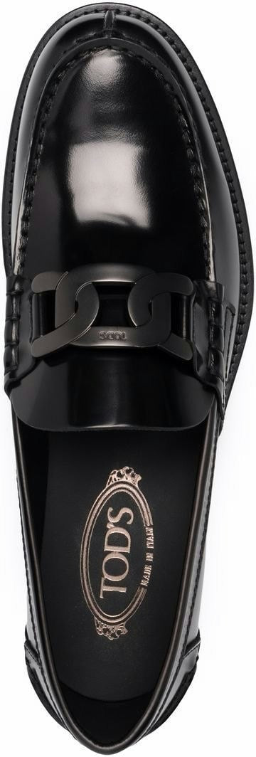 CHAIN-LINK DETAIL LOAFERS