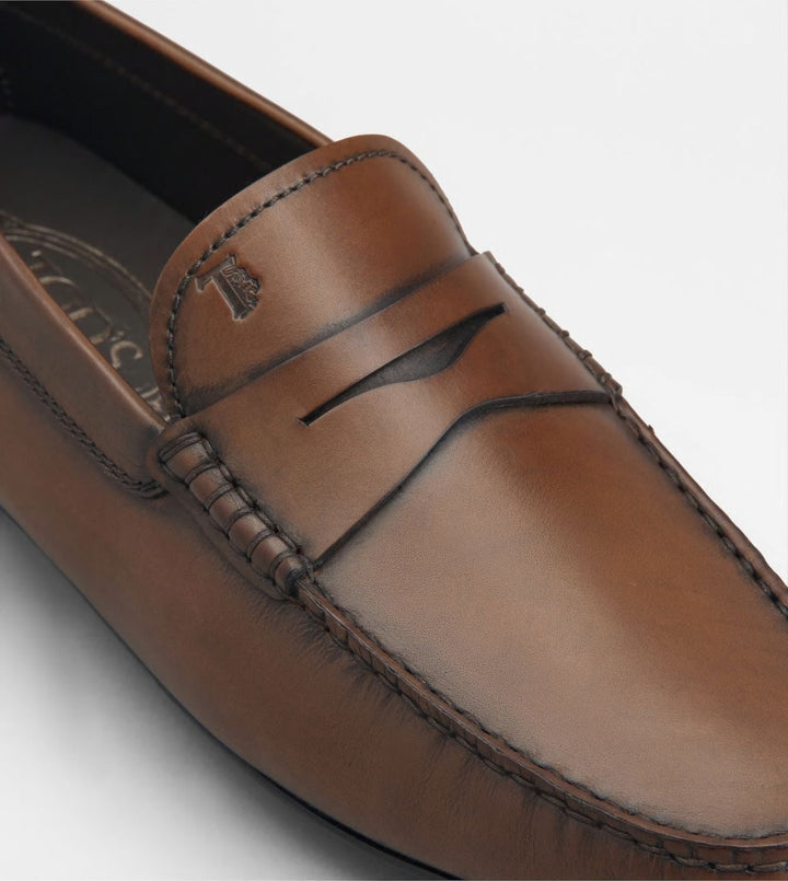 leather driver loafers.