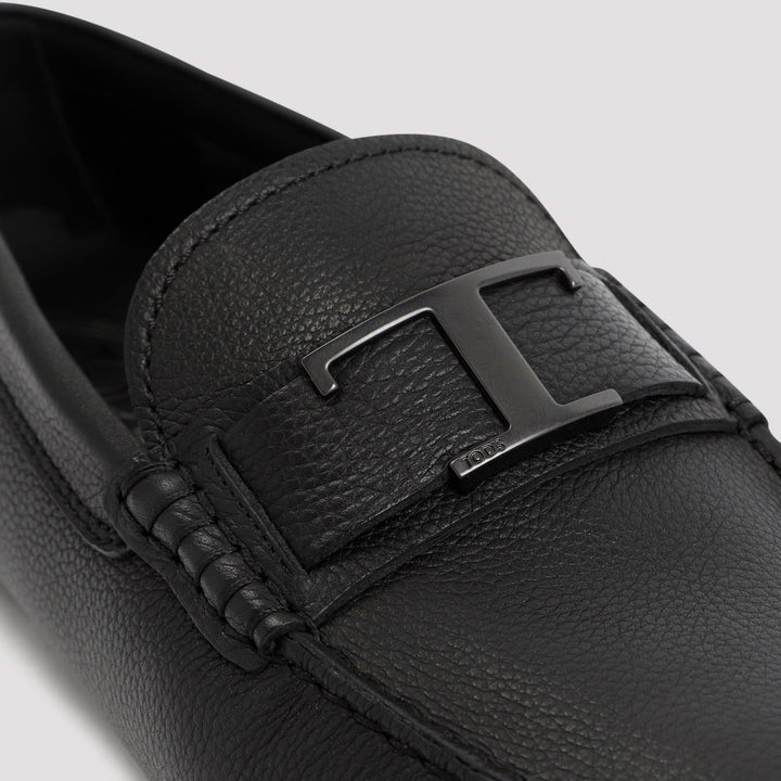 TOD`S GRAINED LEATHER LOAFER CITY GOMMINO
