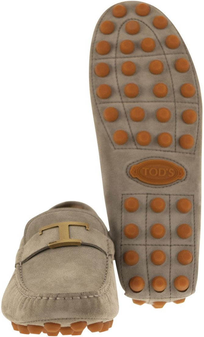 RUBBER BUBBLE T TIMELESS IN SUEDE LEATHER