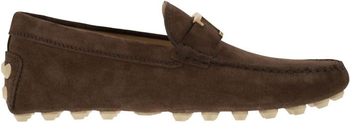 RUBBER BUBBLE T TIMELESS IN SUEDE LEATHER