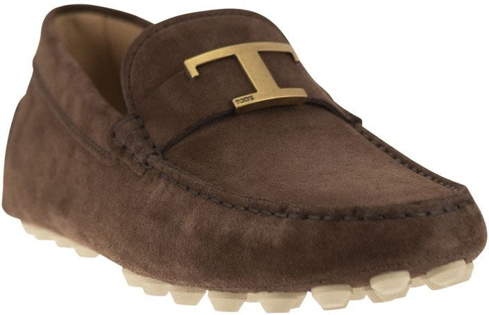RUBBER BUBBLE T TIMELESS IN SUEDE LEATHER