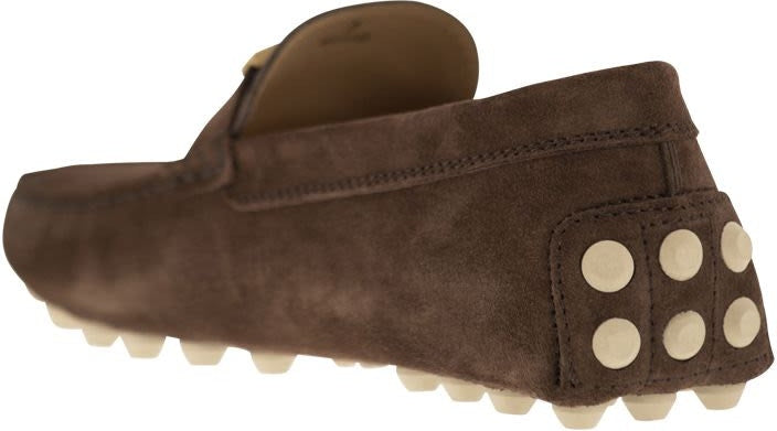 RUBBER BUBBLE T TIMELESS IN SUEDE LEATHER