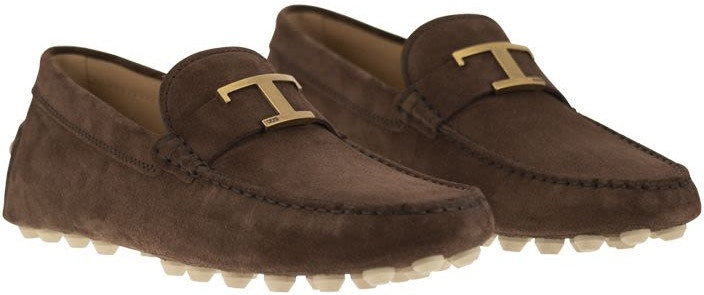RUBBER BUBBLE T TIMELESS IN SUEDE LEATHER