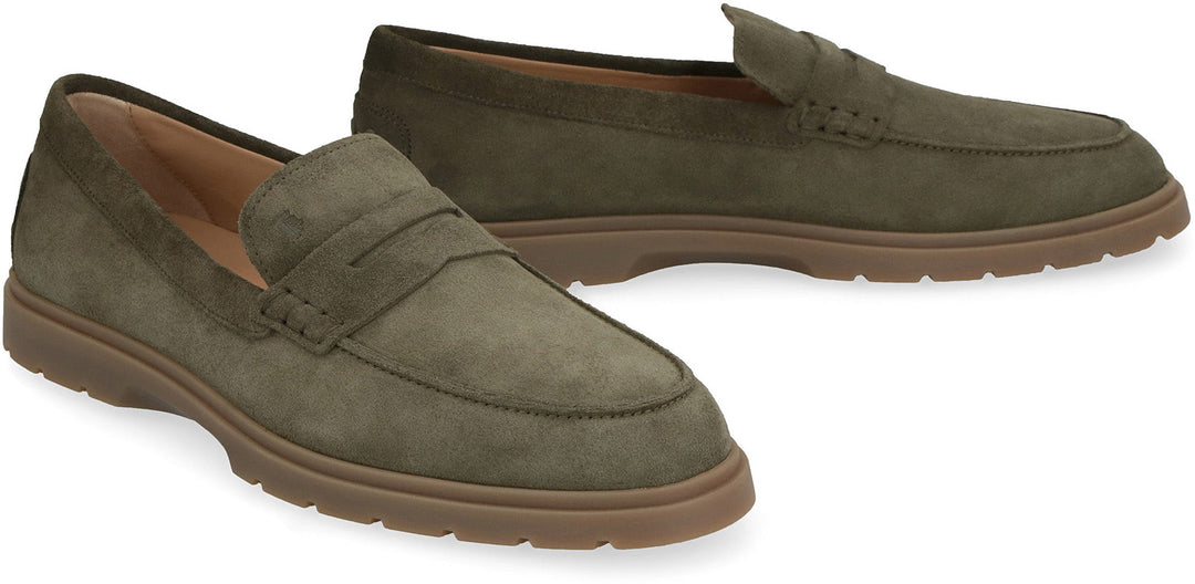 SUEDE LOAFERS