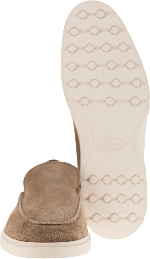 SUEDE SLIPPER MOCCASIN