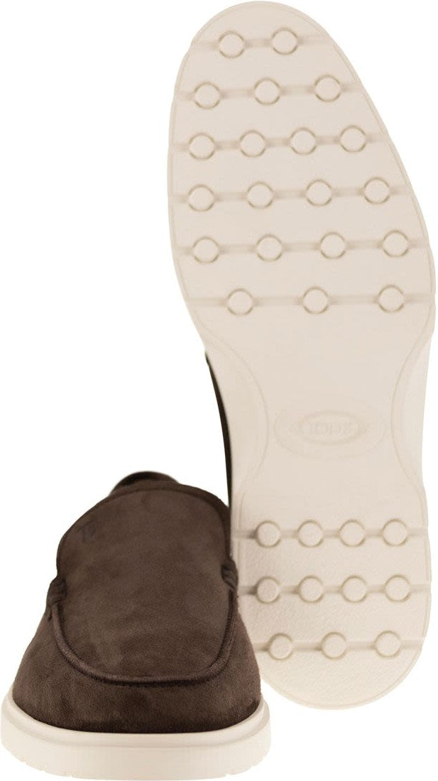 SUEDE SLIPPER MOCCASIN
