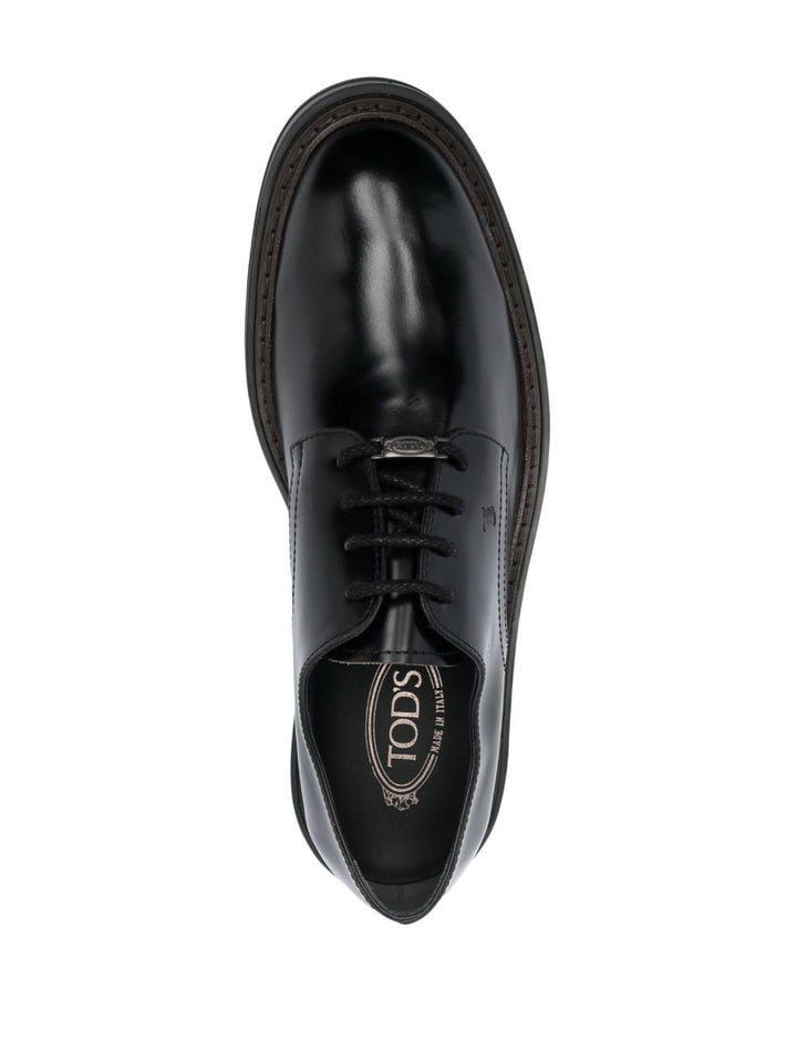 LEATHER LACE-UP
