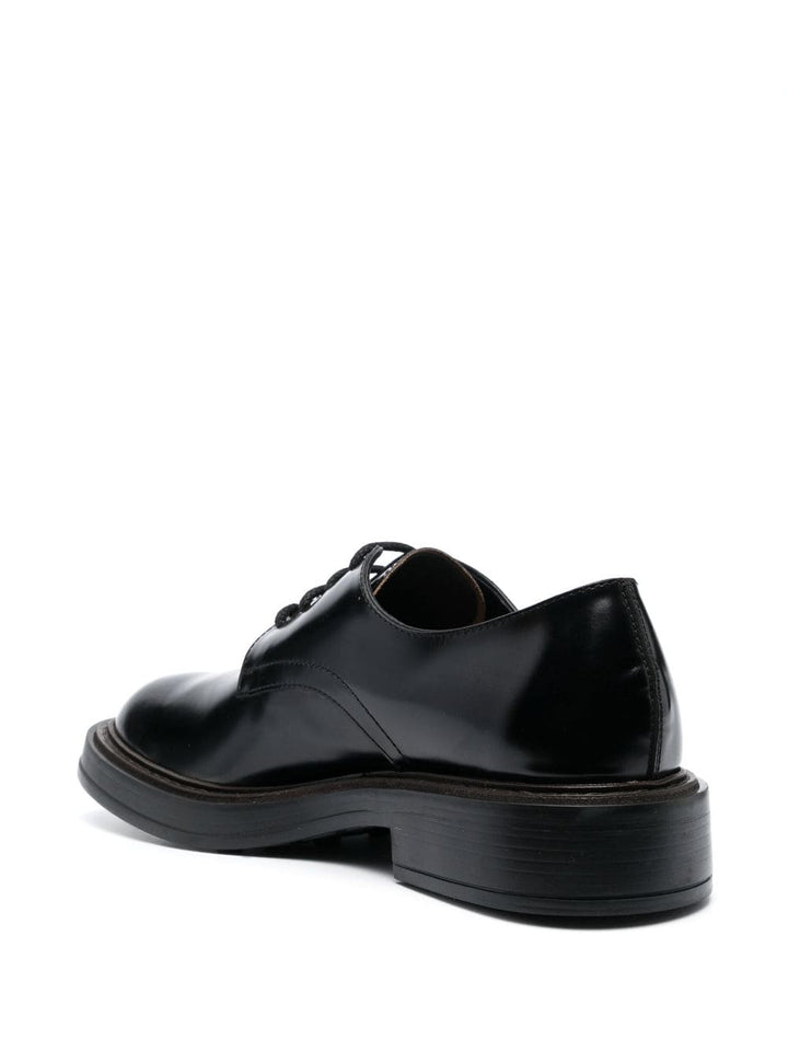 LEATHER LACE-UP