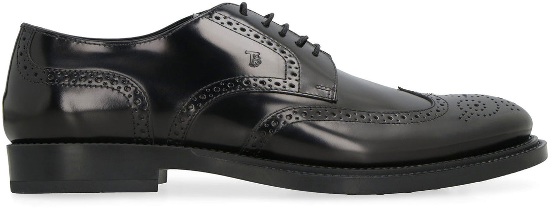 LACE UP HIGH SHINE BROGUES