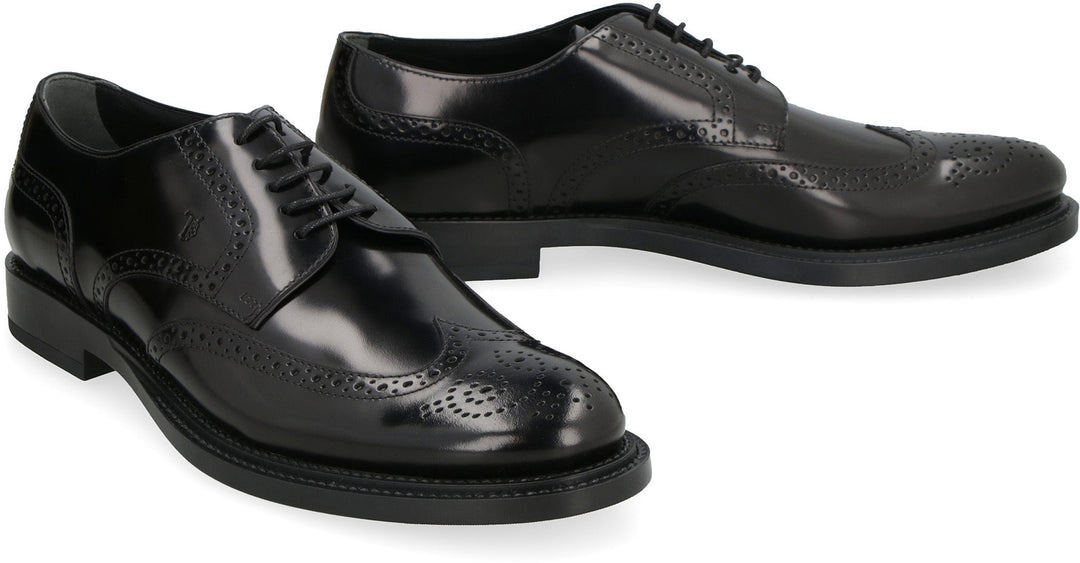 LACE UP HIGH SHINE BROGUES
