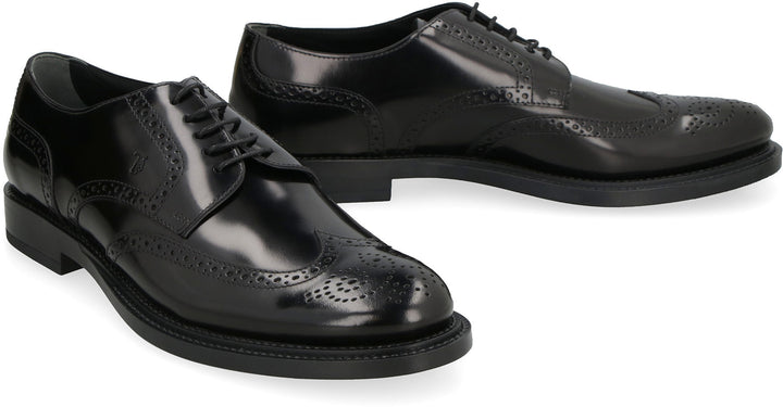 LACE UP HIGH SHINE BROGUES