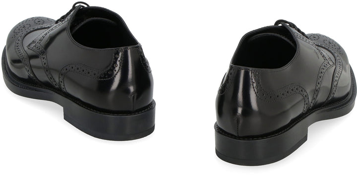 LACE UP HIGH SHINE BROGUES