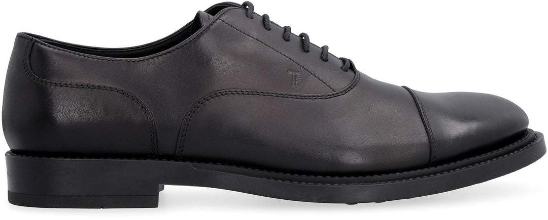 SMOOTH LEATHER LACE-UP SHOES