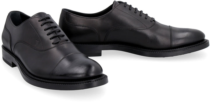 SMOOTH LEATHER LACE-UP SHOES