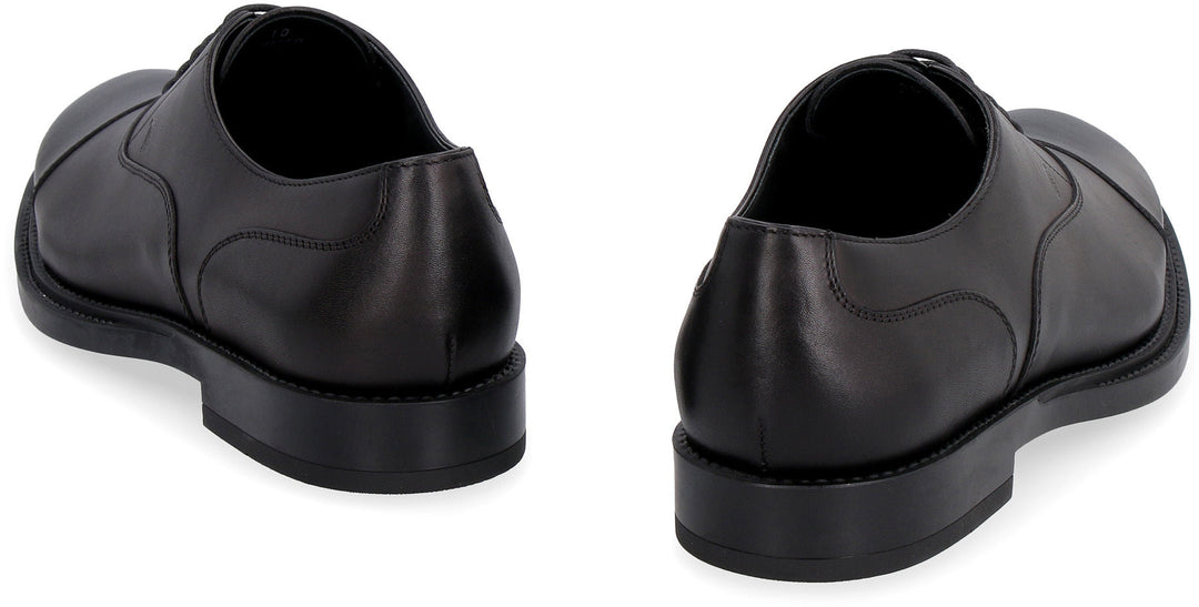 SMOOTH LEATHER LACE-UP SHOES
