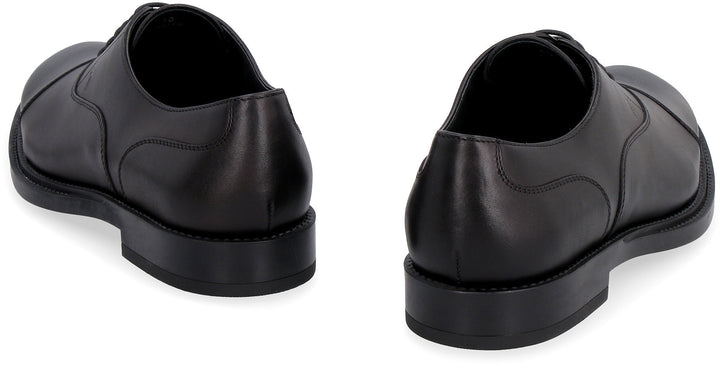 SMOOTH LEATHER LACE-UP SHOES