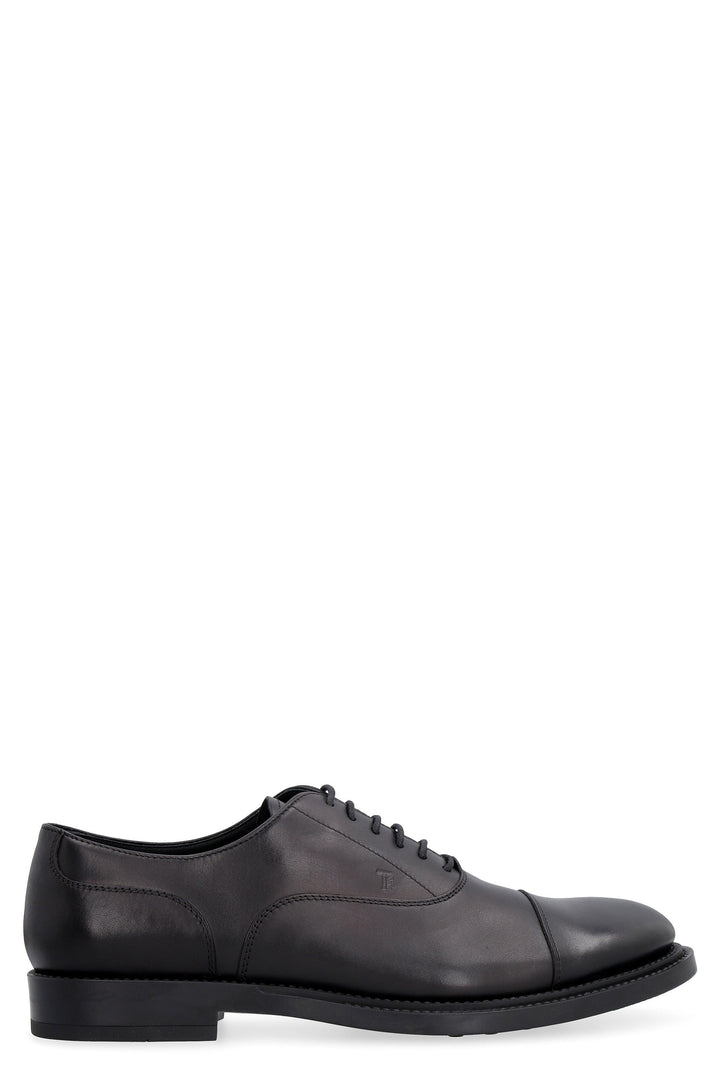 SMOOTH LEATHER LACE-UP SHOES