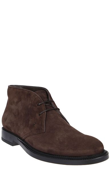 SUPPLE LEATHER DESERT BOOTS.