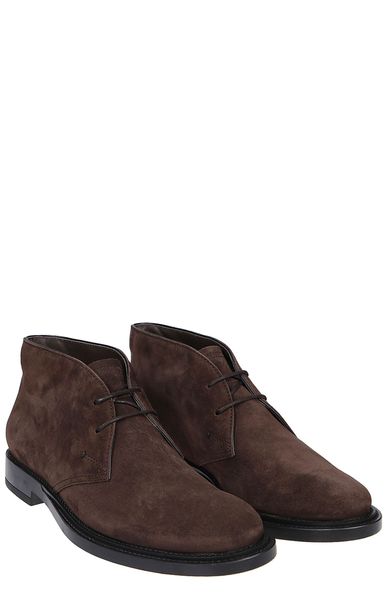 SUPPLE LEATHER DESERT BOOTS.